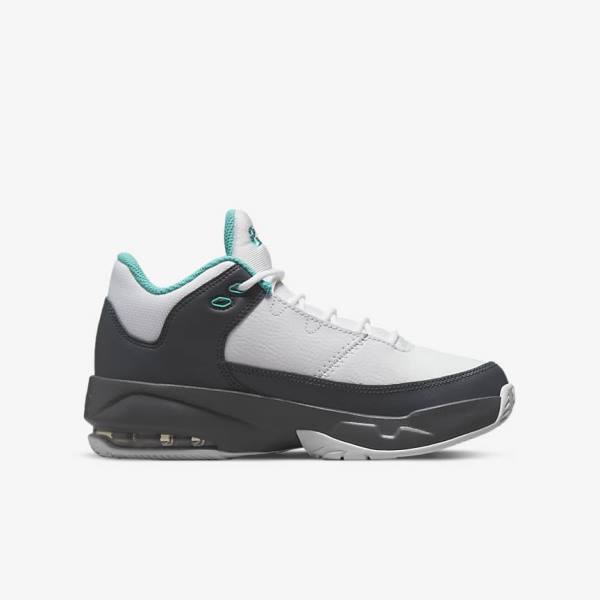 Jordan Scarpe Bambino Nike Jordan Max Aura 3 Older Bianche Grigie Verde Acqua | NK038DSY