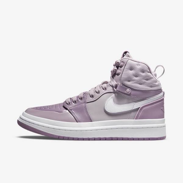 Jordan Scarpe Donna Nike Air Jordan 1 Acclimate Viola Grigie Bianche | NK362GKP