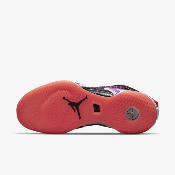 Jordan Scarpe Uomo Nike Air Jordan XXXVI First Light Nere Bianche Mangue Chiaro Viola | NK625QSX