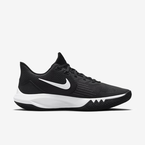 Scarpe Da Basket Uomo Nike Precision 5 Nere Grigie Scuro Bianche | NK026BIH