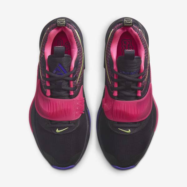 Scarpe Da Basket Uomo Nike Zoom Freak 3 Viola Rosa Viola Lemon Chiaro | NK679EZU