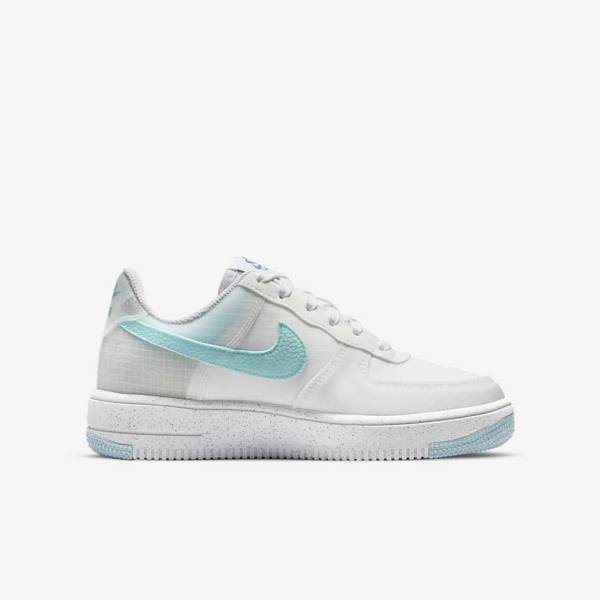 Scarpe Da Ginnastica Bambino Nike Air Force 1 Crater Older Bianche Blu | NK370NLS