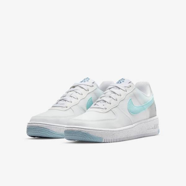 Scarpe Da Ginnastica Bambino Nike Air Force 1 Crater Older Bianche Blu | NK370NLS