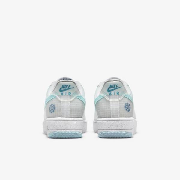 Scarpe Da Ginnastica Bambino Nike Air Force 1 Crater Older Bianche Blu | NK370NLS