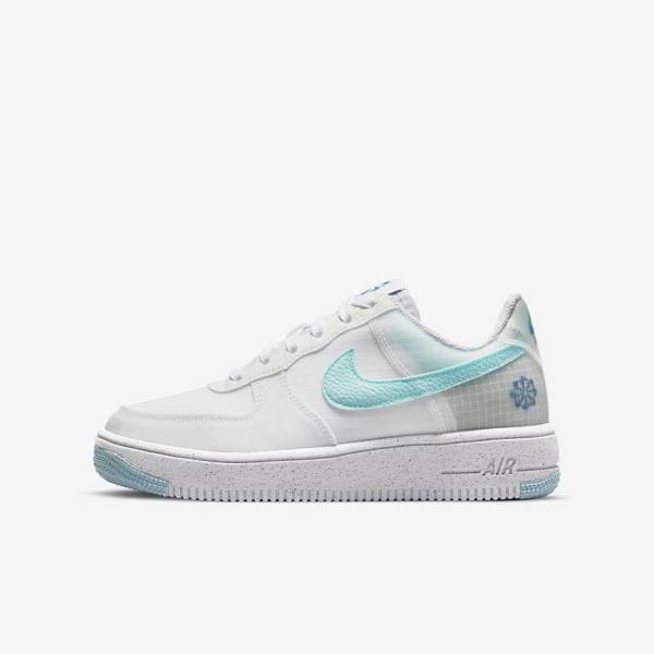 Scarpe Da Ginnastica Bambino Nike Air Force 1 Crater Older Bianche Blu | NK370NLS