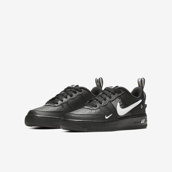 Scarpe Da Ginnastica Bambino Nike Air Force 1 LV8 Utility Older Nere Gialle Bianche | NK526VCO