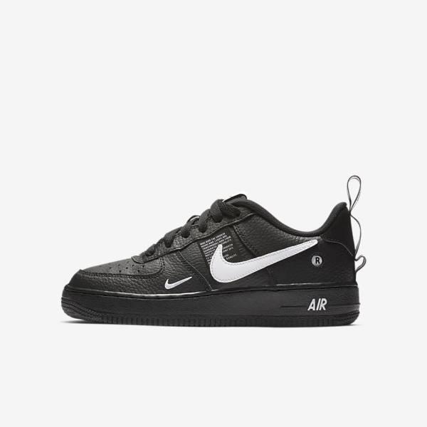 Scarpe Da Ginnastica Bambino Nike Air Force 1 LV8 Utility Older Nere Gialle Bianche | NK526VCO