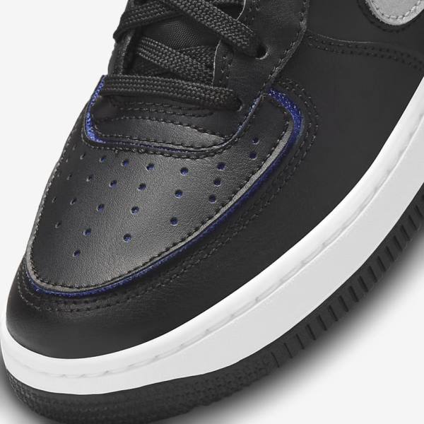 Scarpe Da Ginnastica Bambino Nike Air Force 1-1 Older Nere Metal Argento | NK983EQT