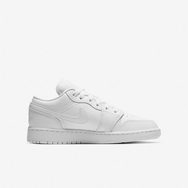 Scarpe Da Ginnastica Bambino Nike Air Jordan 1 Low Older Bianche | NK318NUB