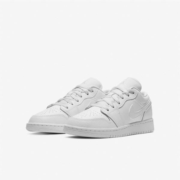 Scarpe Da Ginnastica Bambino Nike Air Jordan 1 Low Older Bianche | NK318NUB