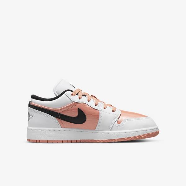 Scarpe Da Ginnastica Bambino Nike Air Jordan 1 Low Older Bianche Nere | NK608WEC