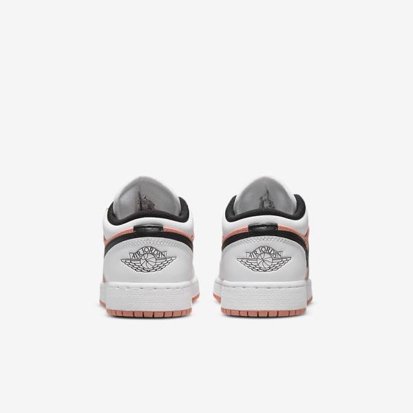 Scarpe Da Ginnastica Bambino Nike Air Jordan 1 Low Older Bianche Nere | NK608WEC