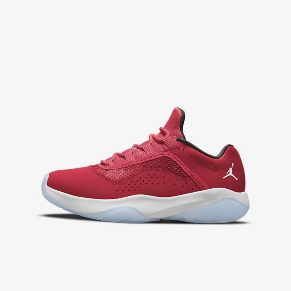 Scarpe Da Ginnastica Bambino Nike Air Jordan 11 CMFT Low Older Rosse Nere Bianche | NK805BAE