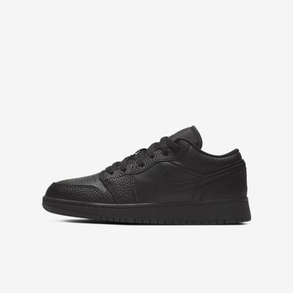 Scarpe Da Ginnastica Bambino Nike Air Jordan 1 Low Older Nere | NK827BTV