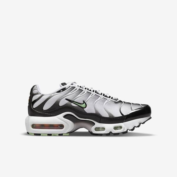 Scarpe Da Ginnastica Bambino Nike Air Max Plus Older Bianche Nere Argento Menta | NK369OUS