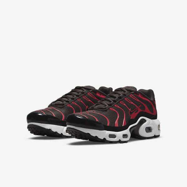 Scarpe Da Ginnastica Bambino Nike Air Max Plus Older Grigie Rosse Bianche Nere | NK527XMN