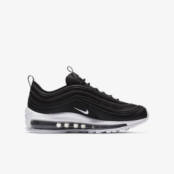 Scarpe Da Ginnastica Bambino Nike Air Max 97 Older Nere Bianche | NK561MCP