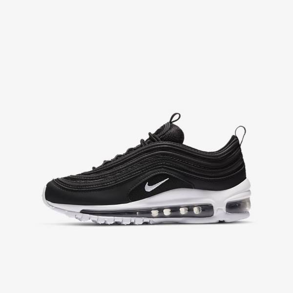 Scarpe Da Ginnastica Bambino Nike Air Max 97 Older Nere Bianche | NK561MCP