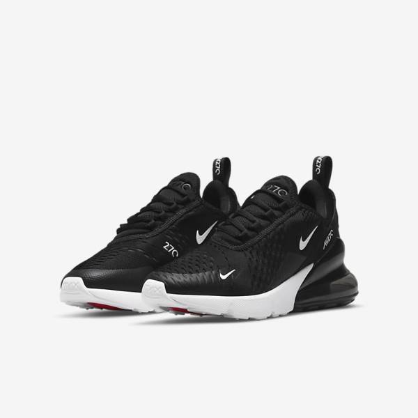 Scarpe Da Ginnastica Bambino Nike Air Max 270 Older Nere Grigie Scuro Bianche | NK756ZBC