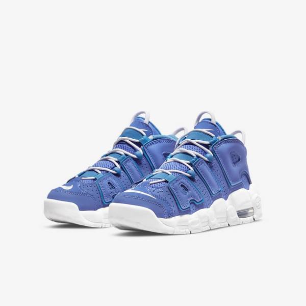 Scarpe Da Ginnastica Bambino Nike Air More Uptempo Older Blu Bianche | NK390XRE