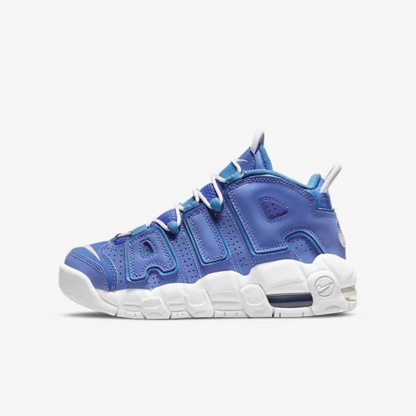 Scarpe Da Ginnastica Bambino Nike Air More Uptempo Older Blu Bianche | NK390XRE