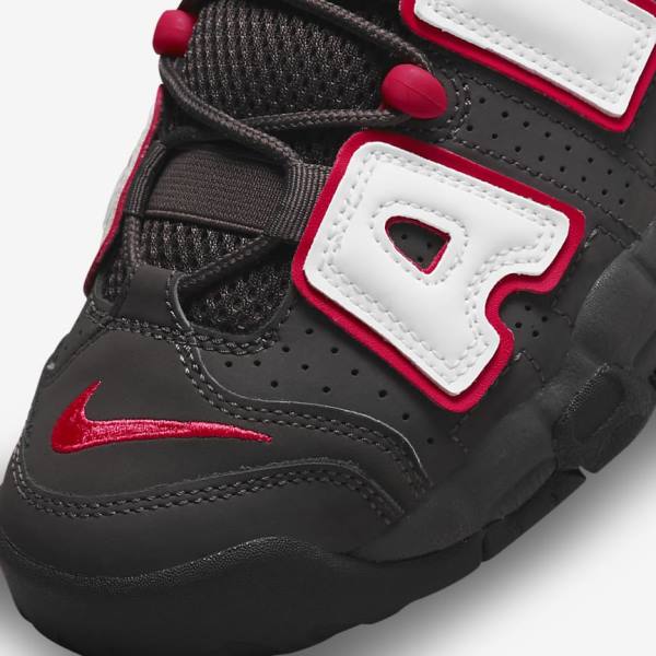 Scarpe Da Ginnastica Bambino Nike Air More Uptempo Older Grigie Nere Rosse Bianche | NK914NGD