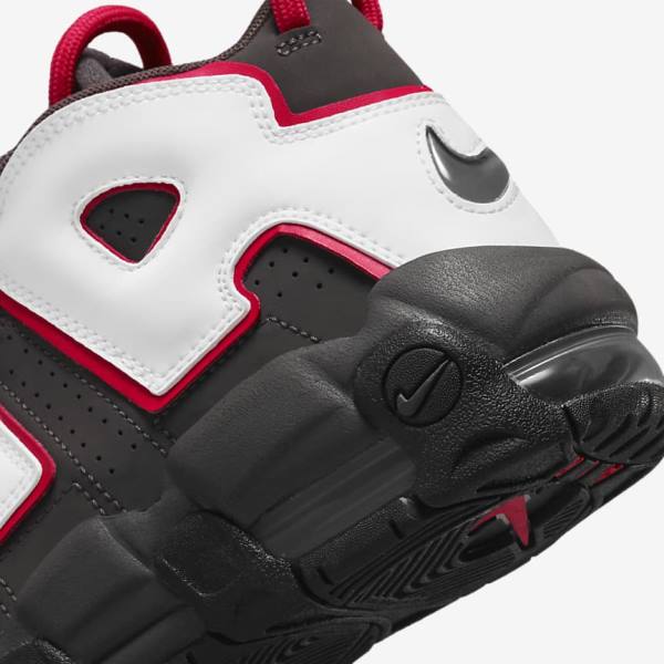 Scarpe Da Ginnastica Bambino Nike Air More Uptempo Older Grigie Nere Rosse Bianche | NK914NGD