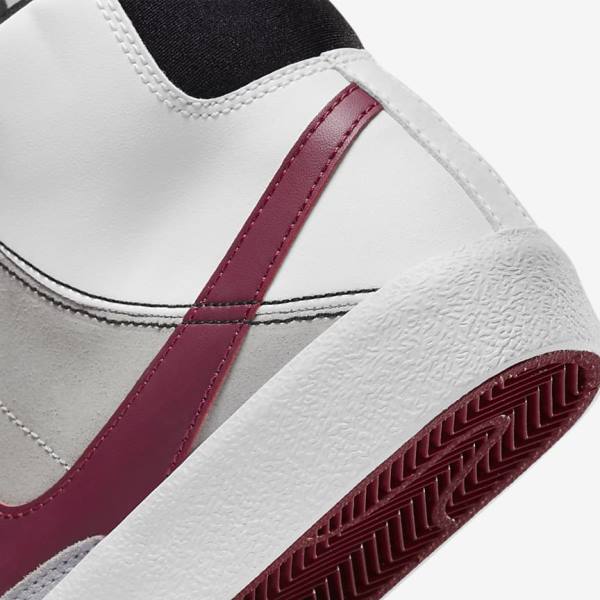 Scarpe Da Ginnastica Bambino Nike Blazer Mid 77 SE Dance Older Bianche Nere Bianche Bordeaux | NK563VZC