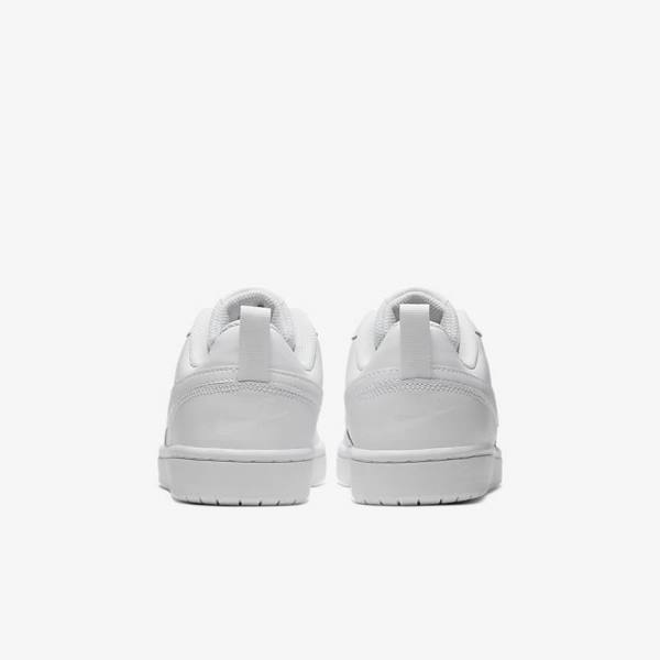 Scarpe Da Ginnastica Bambino Nike Court Borough Low 2 Older Bianche | NK857ZPN