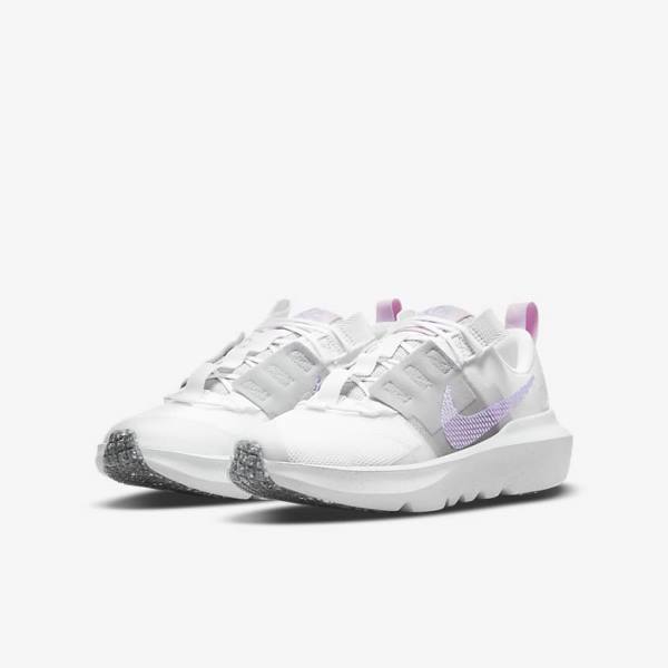 Scarpe Da Ginnastica Bambino Nike Crater Impact Older Bianche Grigie Rosa Viola | NK934YHN