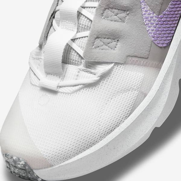 Scarpe Da Ginnastica Bambino Nike Crater Impact Older Bianche Grigie Rosa Viola | NK934YHN