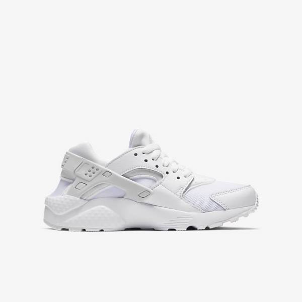 Scarpe Da Ginnastica Bambino Nike Huarache Run Older Bianche Platino Bianche | NK452VFK