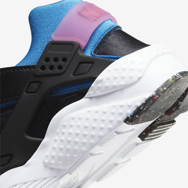 Scarpe Da Ginnastica Bambino Nike Huarache Run Older Nere Blu Chiaro Rosa Menta | NK601WSC