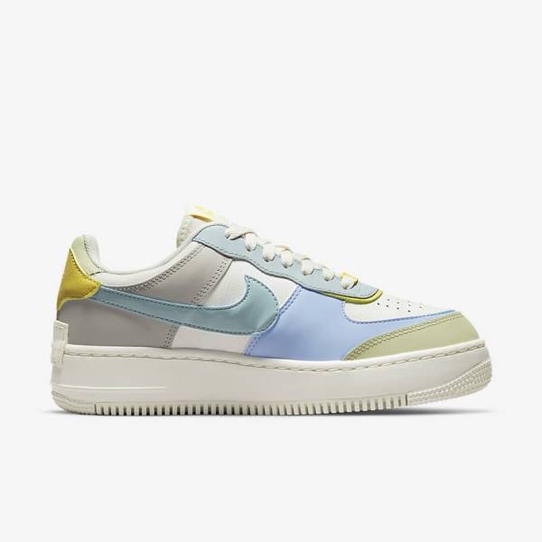 Scarpe Da Ginnastica Donna Nike AF-1 Shadow Blu Chiaro Verde Oliva | NK209PRV