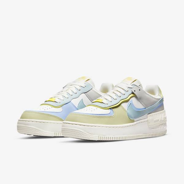 Scarpe Da Ginnastica Donna Nike AF-1 Shadow Blu Chiaro Verde Oliva | NK209PRV