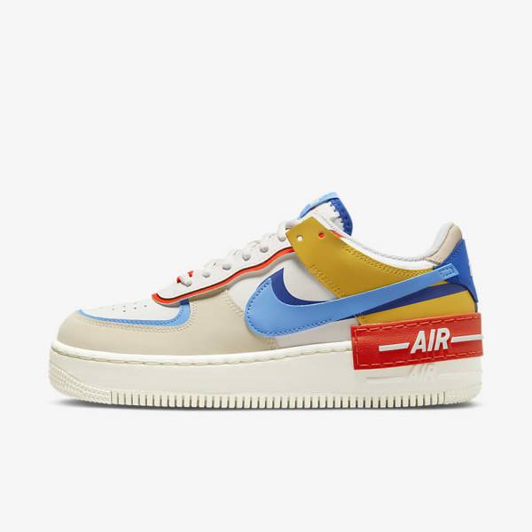 Scarpe Da Ginnastica Donna Nike Air Force 1 Shadow Blu Reale Arancioni Blu | NK087BEM