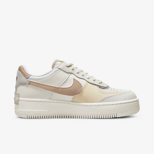 Scarpe Da Ginnastica Donna Nike Air Force 1 Shadow Khaki Beige Chiaro | NK261MAR