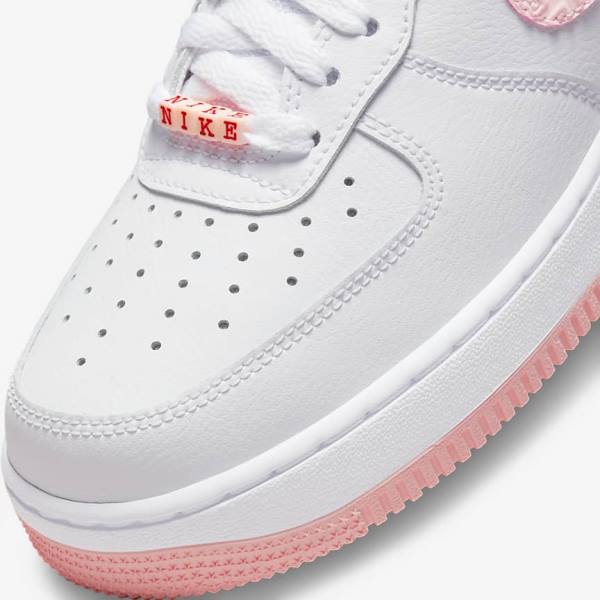 Scarpe Da Ginnastica Donna Nike Air Force 1 07 Bianche Rosse | NK328NPR