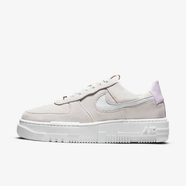 Scarpe Da Ginnastica Donna Nike Air Force 1 Pixel Bianche Beige Chiaro Rosa | NK340FVU