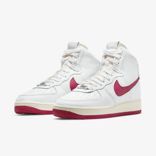 Scarpe Da Ginnastica Donna Nike Air Force 1 Sculpt Bianche Rosse | NK368UNQ