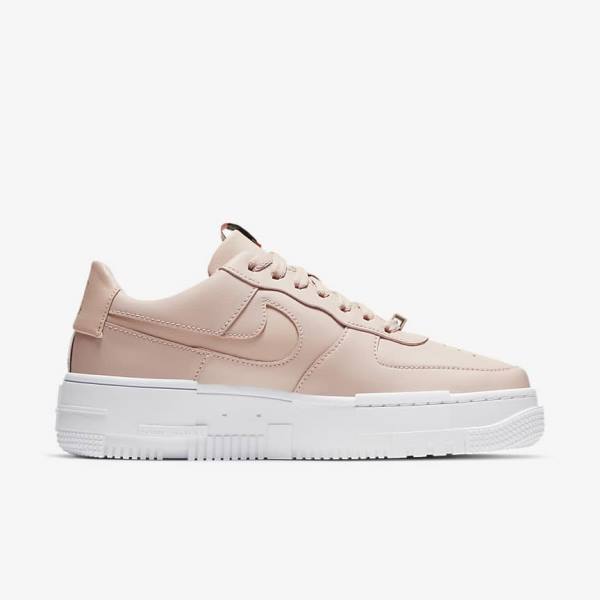 Scarpe Da Ginnastica Donna Nike Air Force 1 Pixel Beige Nere Bianche | NK436DJK