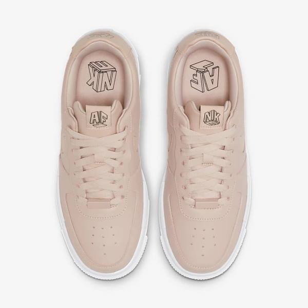 Scarpe Da Ginnastica Donna Nike Air Force 1 Pixel Beige Nere Bianche | NK436DJK