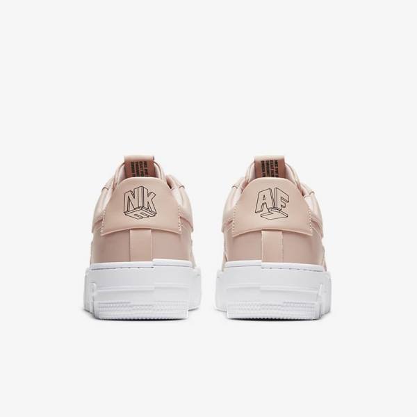 Scarpe Da Ginnastica Donna Nike Air Force 1 Pixel Beige Nere Bianche | NK436DJK