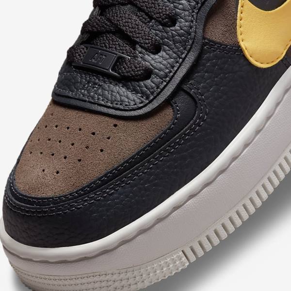 Scarpe Da Ginnastica Donna Nike Air Force 1 Shadow Verdi Bianche Oro | NK561BXQ