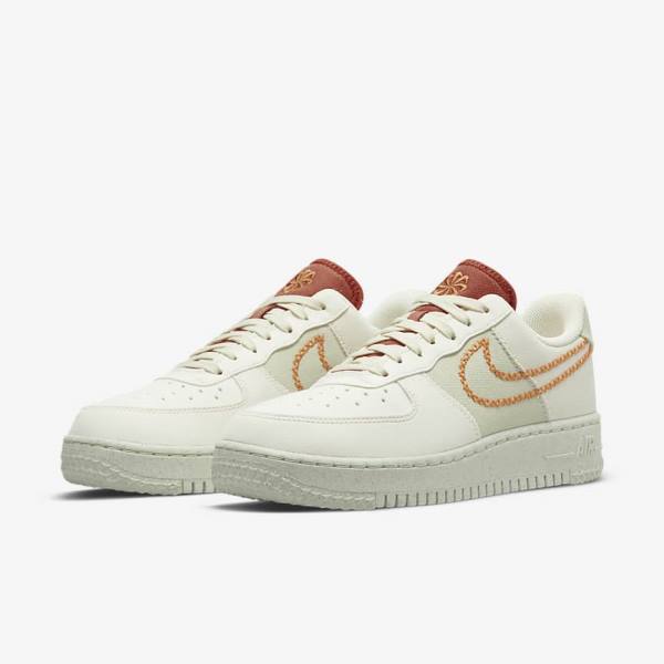 Scarpe Da Ginnastica Donna Nike Air Force 1 07 Low Verde Oliva Gialle | NK571HBM