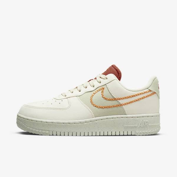 Scarpe Da Ginnastica Donna Nike Air Force 1 07 Low Verde Oliva Gialle | NK571HBM