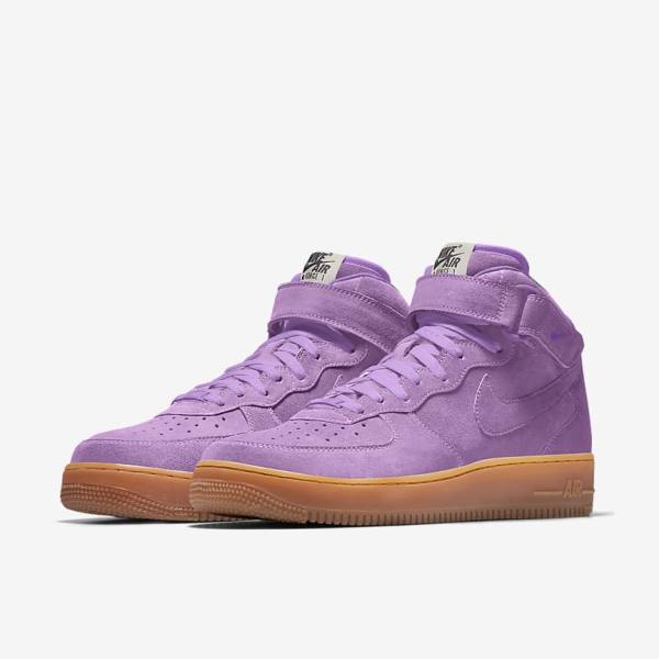 Scarpe Da Ginnastica Donna Nike Air Force 1 Mid By You Custom Colorate | NK639LUY