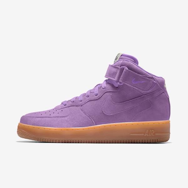 Scarpe Da Ginnastica Donna Nike Air Force 1 Mid By You Custom Colorate | NK639LUY