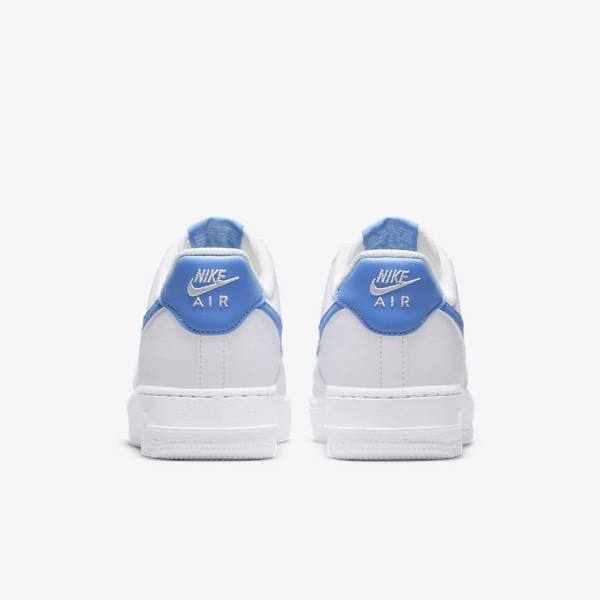 Scarpe Da Ginnastica Donna Nike Air Force 1 07 Next Nature Bianche Metal Argento Blu | NK703RKC