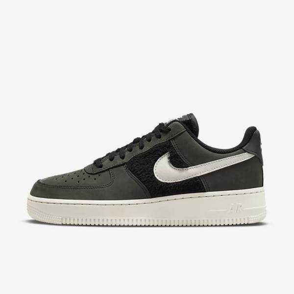 Scarpe Da Ginnastica Donna Nike Air Force 1 Nere Beige Chiaro | NK718REW